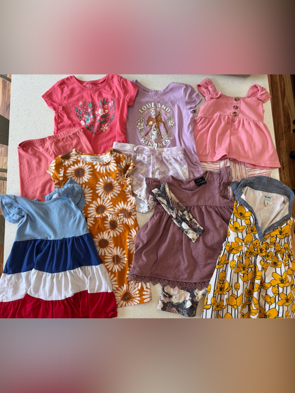 Girls' Summer lot- size 4t